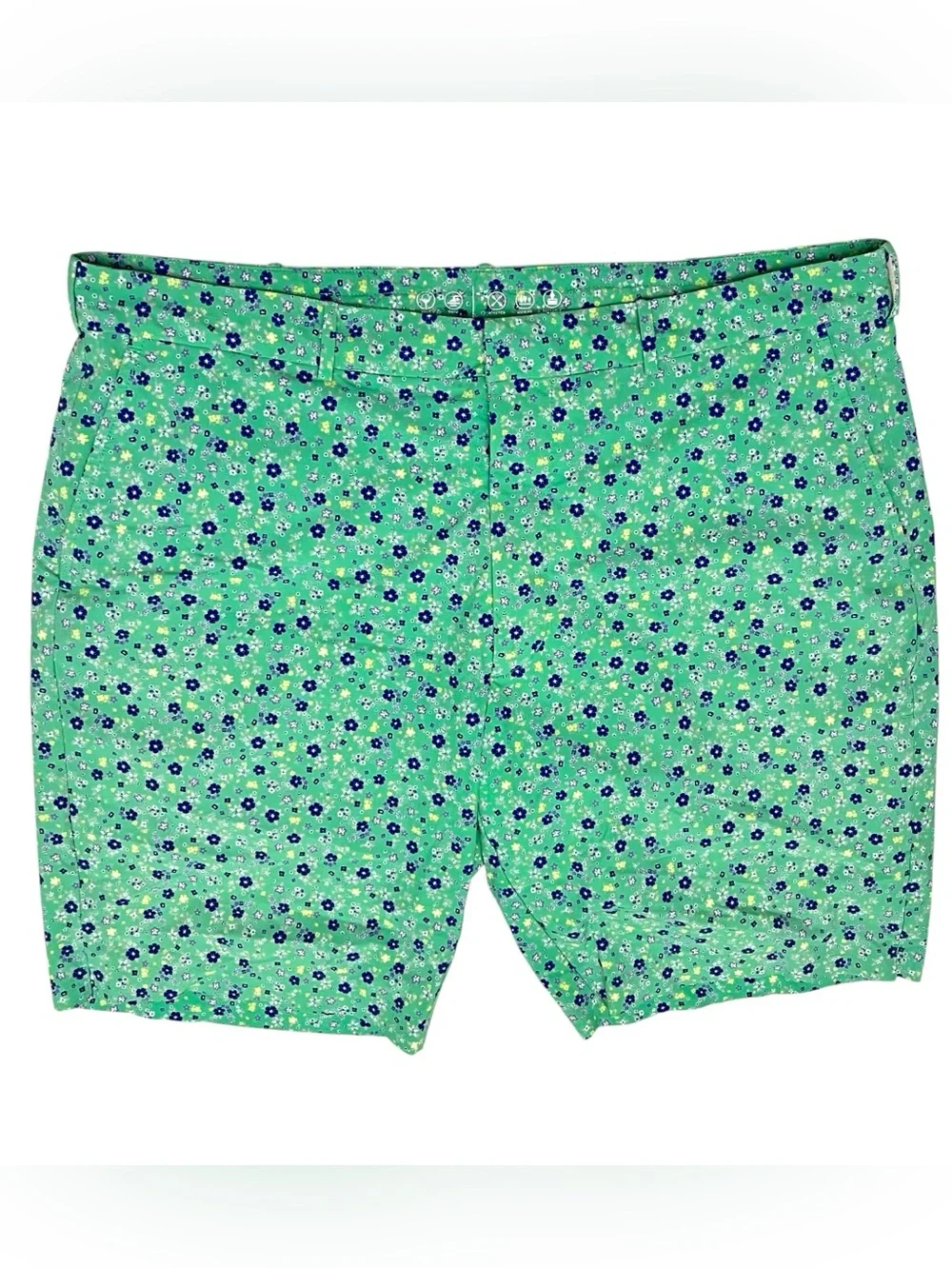 Polo Ralph Lauren Shorts Golf Swim Hybrid Wicking Mens 38x10 Green Floral Lined
